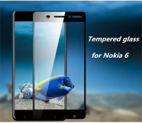 Скрийн протектор от закалено стъкло за 3D FULL SCREEN за Nokia 6 TA-1021 с черен кант